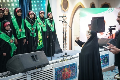 نخستین جشنواره سرود آوای غدیر برگزار شد