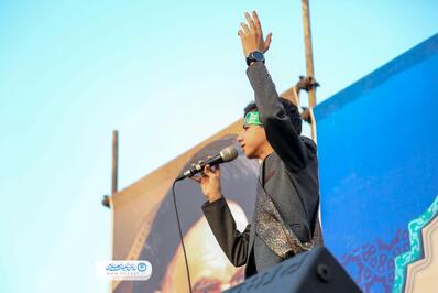 تجمع هیئت‌های عاشورایی یزد در روز هفتم محرم