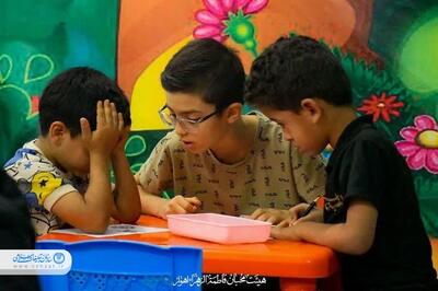 استقبال از حسینیه کودک در گلزار شهدا