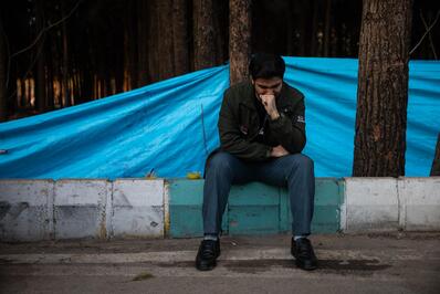 محل انفجار تروریستی کرمان گلباران شد