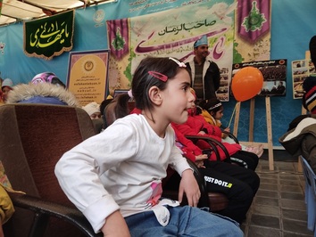 جنگ شادی و نشاط معنوی ویژه کودکان و نونهالان مهدوی برگزار شد