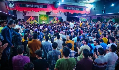 جشن میلاد امام حسن (ع) در امامزاده شاه میرحمزه اصفهان