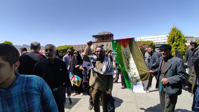 راهپیمایی حماسی مردم اصفهان در روز جهانی قدس