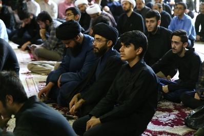 مراسم و قافله عزاداری عزاداران امام جعفر صادق (ع) برگزار شد