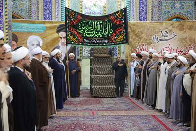 دسته عزاداری طلاب و روحانیون شهر یزد