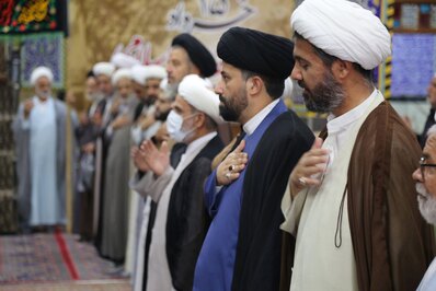 دسته عزاداری طلاب و روحانیون شهر یزد