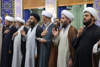 دسته عزاداری طلاب و روحانیون شهر یزد