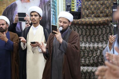 دسته عزاداری طلاب و روحانیون شهر یزد