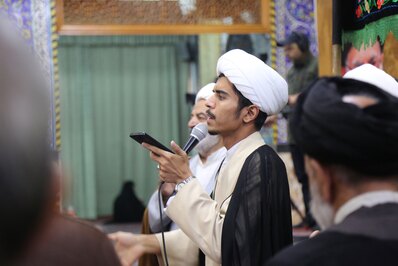 دسته عزاداری طلاب و روحانیون شهر یزد