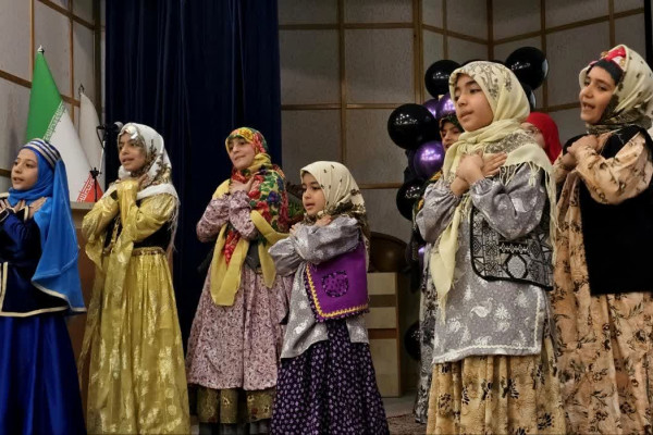 آئین اختتامیه جشنواره وقارلی قیزلار در اردبیل