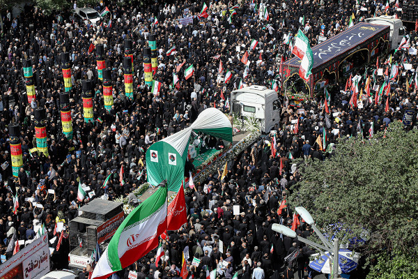 تشییع پیکر ۶۰ شهید اقتدار در تهران