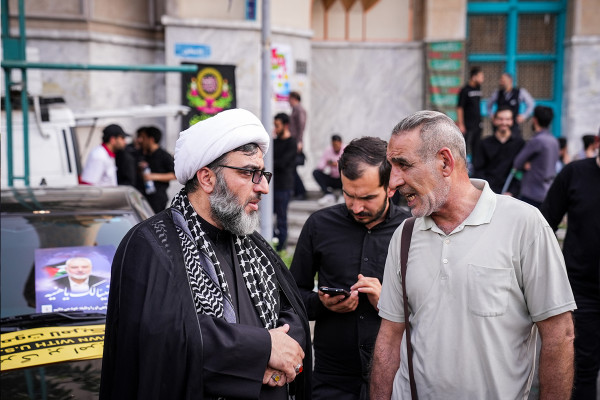 10مرداد | تجمع مردم تهران در پی ترور اسماعیل هنیه