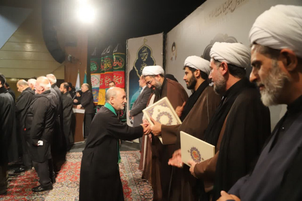 آیین سنگرسپاری مدیرکل تبلیغات اسلامی همدان به روایت تصویر