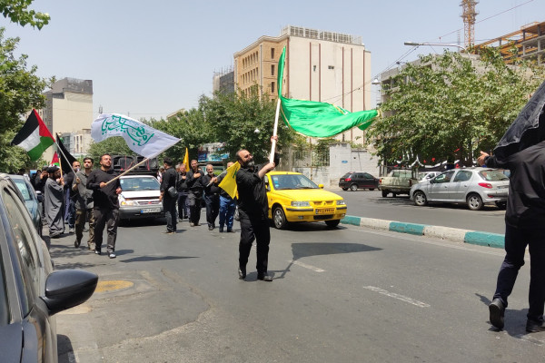 حضور ریاست سازمان تبلیغات اسلامی در دسته‌روی عزاداری سالار شهیدان