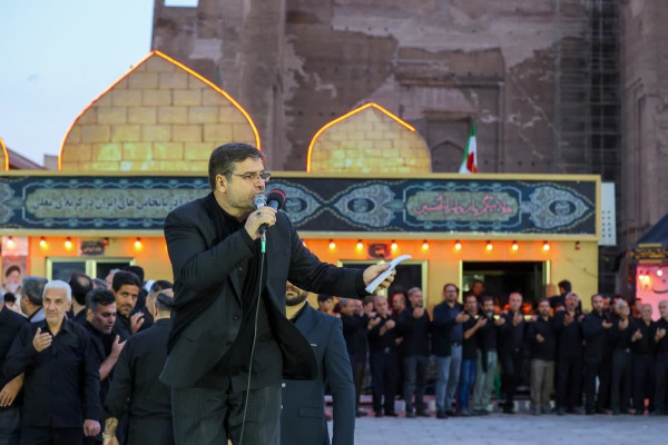 ارگ علیشاه و مصلی تبریز سیاهپوش شام غریبان شهدای کربلا