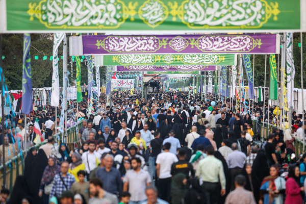 مسيرة الغدير التي امتدت كيلومترات