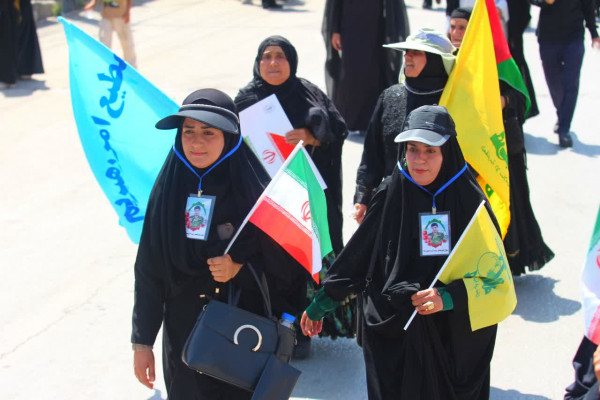 مراسم پیاده روی جاماندگان اربعین در یاسوج برگزار شد