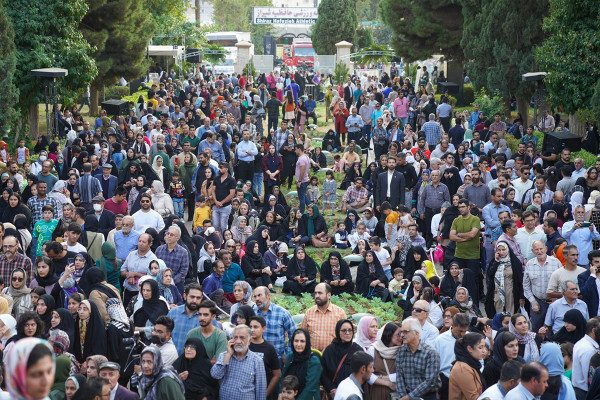 Holding the Mahfel Celebration at the Tomb of Hafez in Shiraz