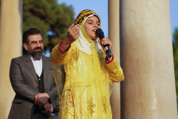 Holding the Mahfel Celebration at the Tomb of Hafez in Shiraz