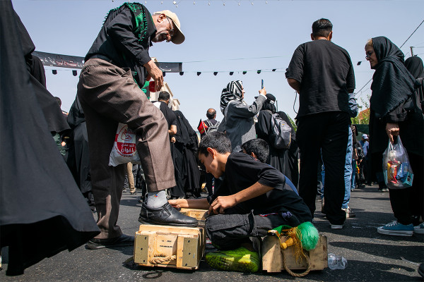 La ceremonia de los «Rezagados de Arbaín» en Irán