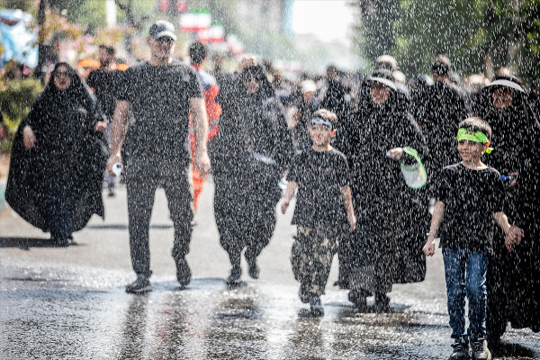 La ceremonia de los «Rezagados de Arbaín» en Irán