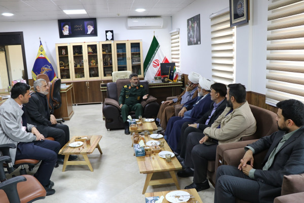 دیدار مدیرکل تبلیغات اسلامی با فرمانده جدید سپاه حضرت جوادالائمه (ع)