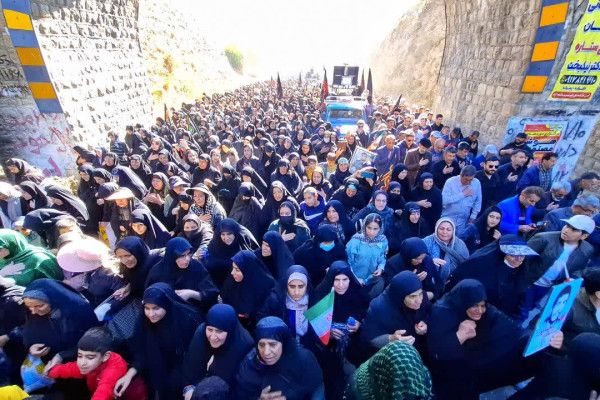 آئین پیاده‌روی حرم تا حرم در یاسوج برگزار شد