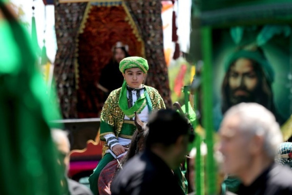 مراسم عزاداری سومین روز شهادت امام حسین (ع) در همدان