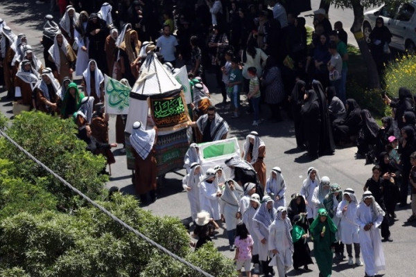 مراسم عزاداری سومین روز شهادت امام حسین (ع) در همدان