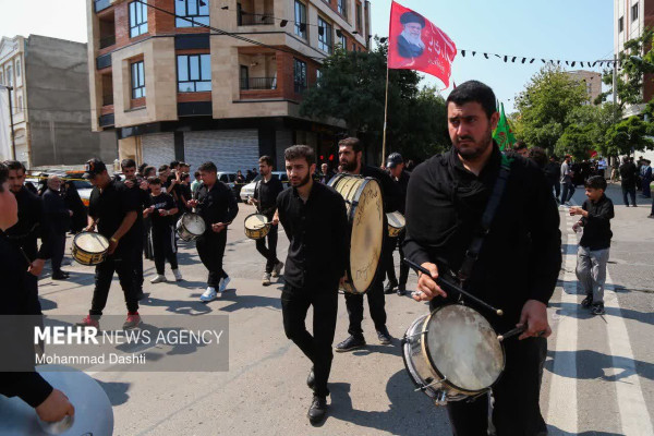 مراسم جاماندگان تشییع آقای شهید ایران با حضور مردم ولایی و انقلابی اردبیل