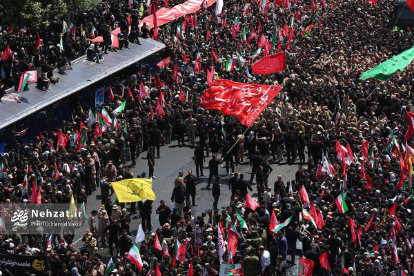 آیین تشییع پیکر مطهر رهبر شهید انقلاب در تهران برگزار شد