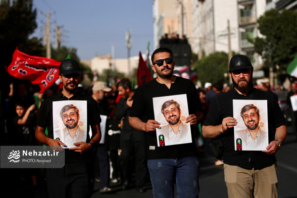 مراسم تشییع و وداع با پیکر شهید مصباح‌الهدی باقری‌کنی برگزار شد