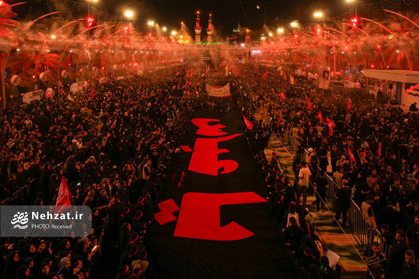 مراسم اربیعن حسینی در بین‌الحرمین برگزار شد