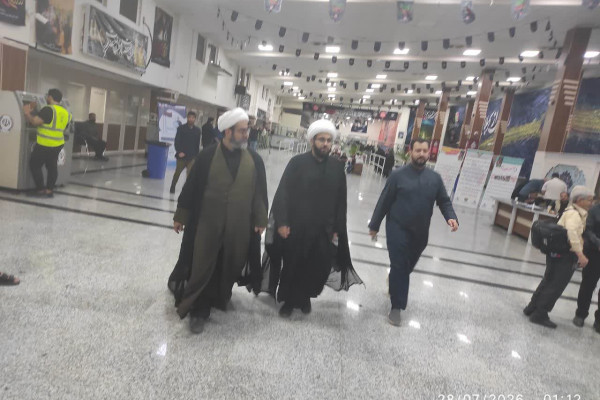 بازدید مدیرکل تبلیغات اسلامی خوزستان از پایانه مرزی شلمچه